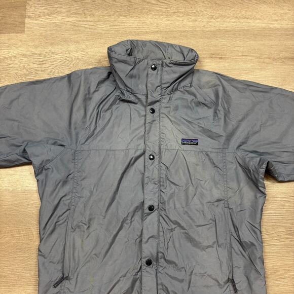 Vintage 80s 90s Patagonia Snap Hidden Hood Jacket Men's Large Gorpcore - Picture 2 of 14